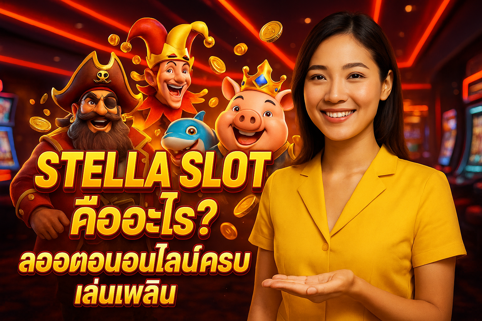 STELLA SLOT คืออะไร? สล็อตออนไลน์ครบ เล่นเพลิน