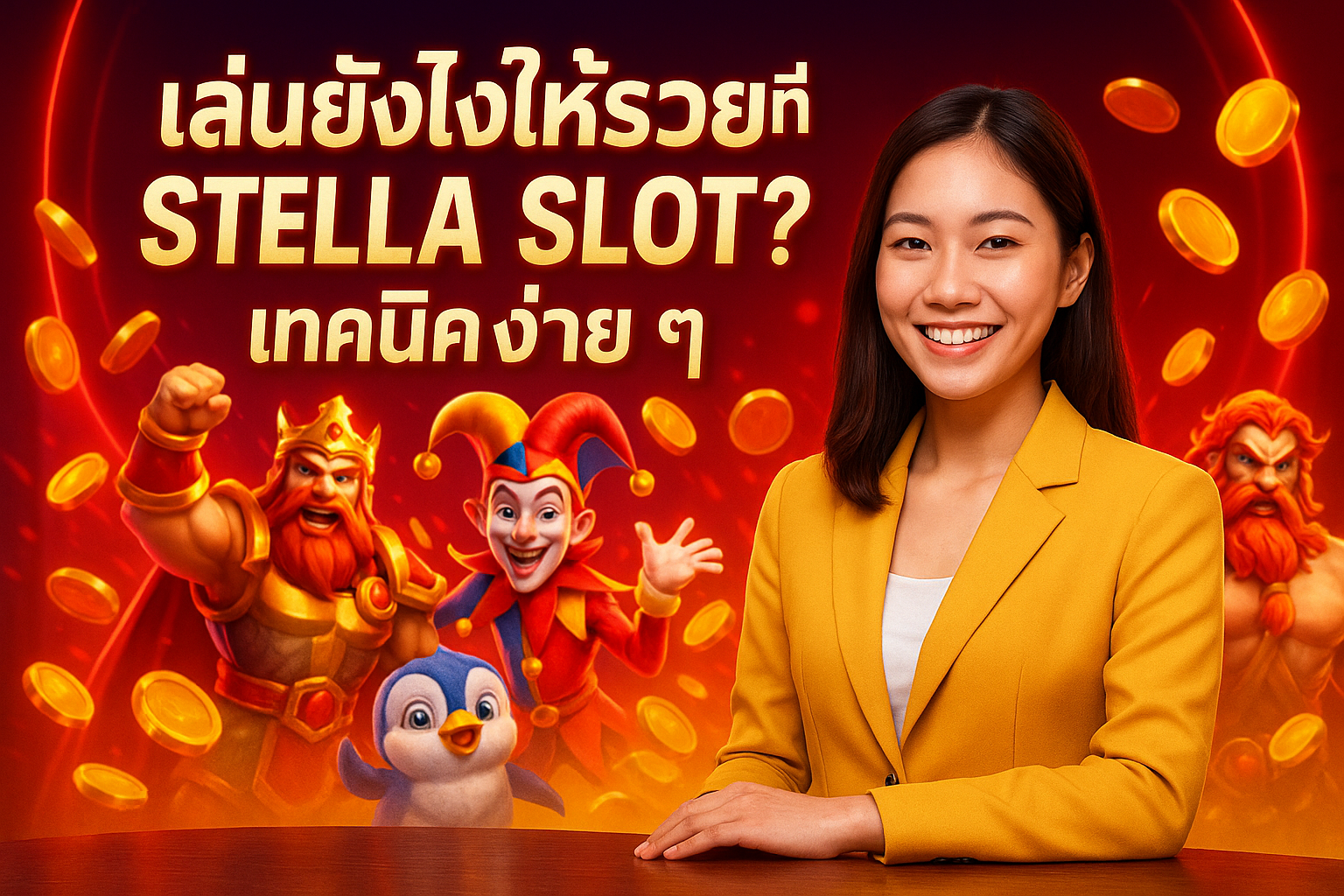 เล่นยังไงให้รวยที่ STELLA SLOT? เทคนิคง่าย ๆ