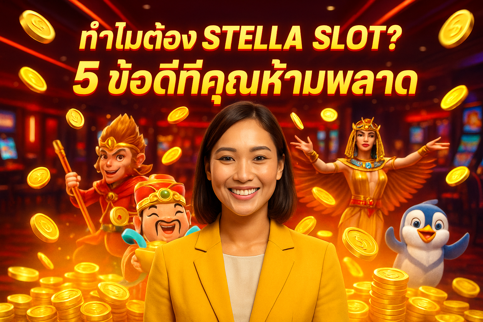 ทำไมต้อง STELLA SLOT? 5 ข้อดีที่คุณห้ามพลาด