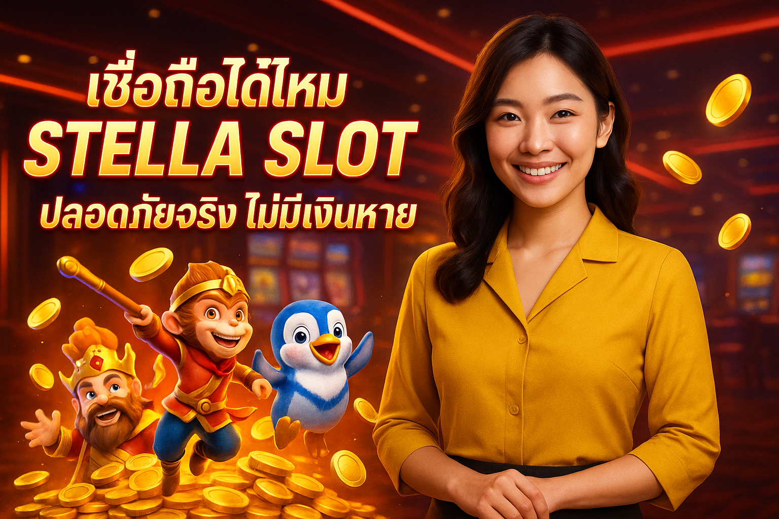 เชื่อถือได้ไหม STELLA SLOT ปลอดภัยจริง ไม่มีเงินหาย